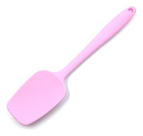 Espatula Colher De Silicone Color Reforçada Grande 27 Cm