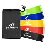 Yo.fitness Bandas De Resistencia | Set De 5 | 60cm | Premium