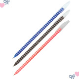 Kit Caneta Cis Spiro 3 Cores Azul + Preto + Vermelho 0.7mm