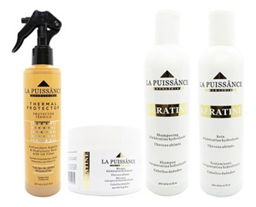 Kit La Puissance Keratina Hidrolizada + Protector Térmico