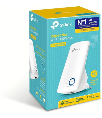 Repetidor De Sinal Wireless Tp-link Tl-wa850re,300mbps