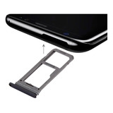 Bandeja Porta Sim Compatible Samsung S8 S8 Plus Negro