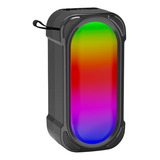 Altavoz Bluetooth Con Subwoofer De Luces Led De Colores