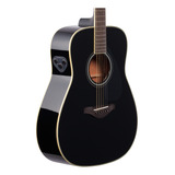 Guitarra Yamaha Fgta Bl Transacoustic Cuerdas De Acero