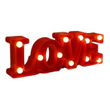 Letras Con Luces Led Decorativas Love 29.5 Cm