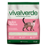 Areia Higiênica Para Gatos Viva Verde Vida Descomplicada 4kg