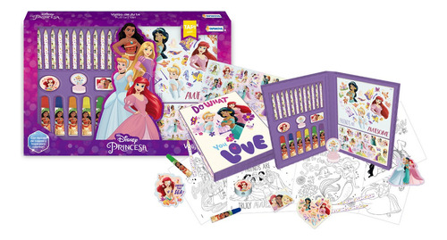 Valija De Arte Kit Coloreo Disney Princesa