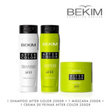 Shampoo After Color Máscara Crema Peinar 250gr Combo Bekim