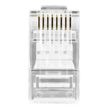 Pacote Com 50 Peças Conector Rj45 Cat5e Conex 1000 Intelbras