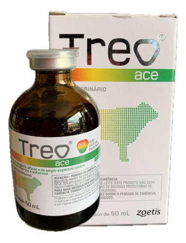Treo Ace 50ml - Zoetis Doramectina3,5