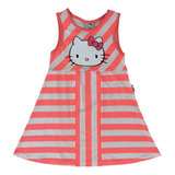 Vestido Niña Algodón Estampado Hello Kitty S128212-40