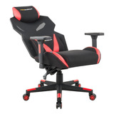 Cadeira Gamer Pro-x Reclinável Giratória Prt/vmlh- Gran Belo