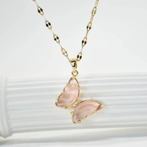 Collar Cadena Mujer Acero Inoxidable Joyeria Varios Diseños