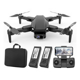 Mini Drone Axnen L900 Pro Se Com Dual Câmera 4k Preto 5ghz 2 Baterias
