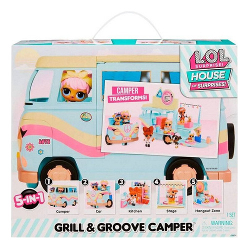 Lol Surprise! Combi Caravana Transformable Con Accesorios