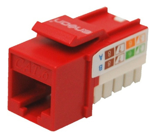 Conector Modular Jack Rj45 Enson Epro-jack6-rd Serie Pro