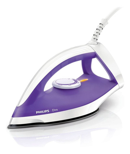 Plancha Seca Philips Diva Gc122 Violeta