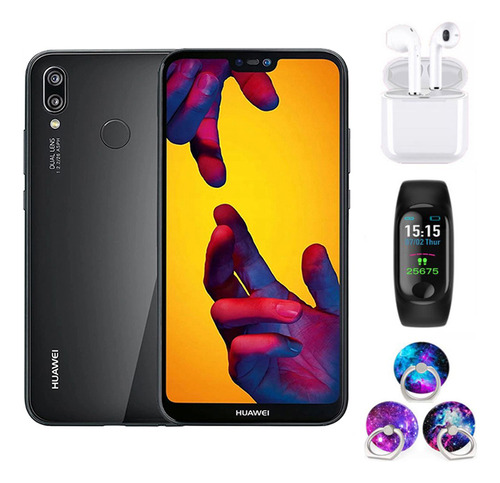 Teléfono Inteligente Huawei P20 Lite Dual Sim 128 Gb Negro O