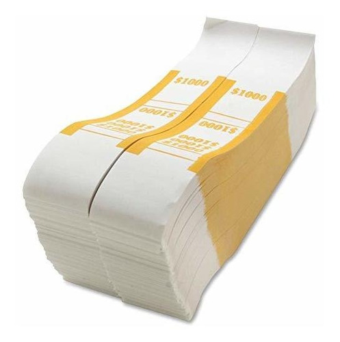 Faja De Billetes Sparco 1000pk, Blanco/amarillo