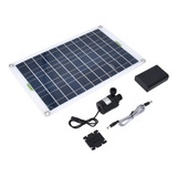 Kit De Bomba De Agua Solar 50w Panel 800l/h 12v Bajo Ruido D