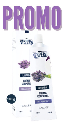 Crema De Lavanda Bagues Vespero 100g En Promo!