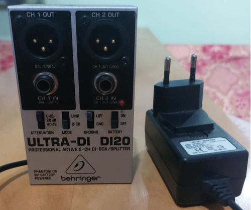 Behringer Di20 Direct Box Ativo