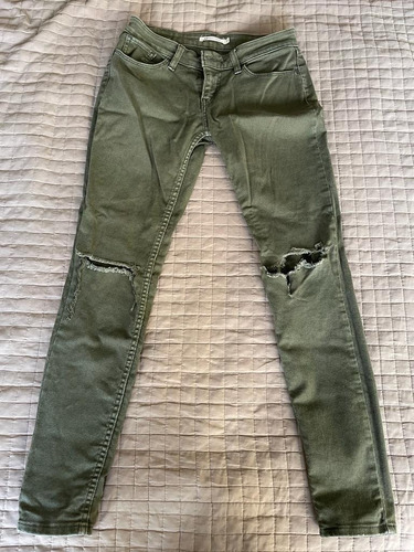 Jean Levis 535 Super Skinny Verde