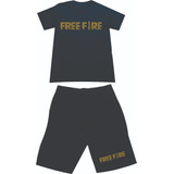 Conjunto Deportivo Freefire Camiseta + Pantaloneta