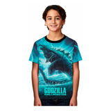 Camiseta Compatible Godzilla King Kong Pelicu Niños Hombre 