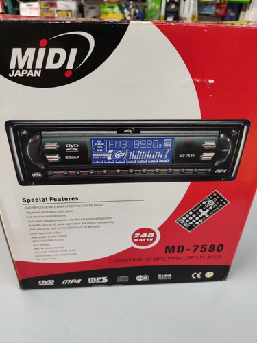 Radio Player Pra Carro Midi- Japan Md- 7580