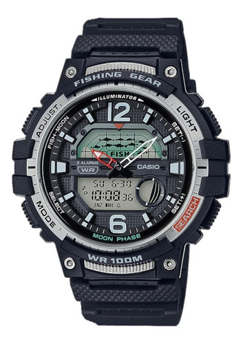 Reloj Hombre Casio Outgear Wsc-1250h Fases Lunares Pesca 