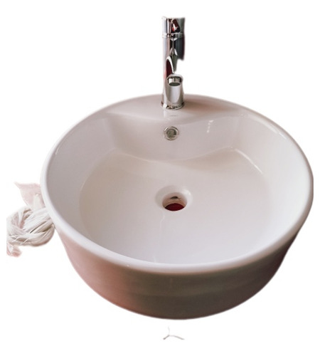 Juego De Lavabo Ovalin Con Llave Monomando Y Manguera 