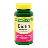 Biotina Spring 10000 Mcg X120 - Unidad a $825