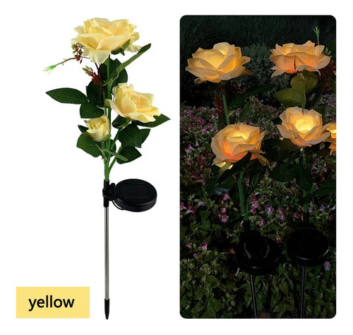 Flowers Led Solar Lamps For Exteriors Linterna De