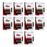 Kit 10 Blisters Com 4 Unidades - Pilha Palito Aaa Zinco 1,5v