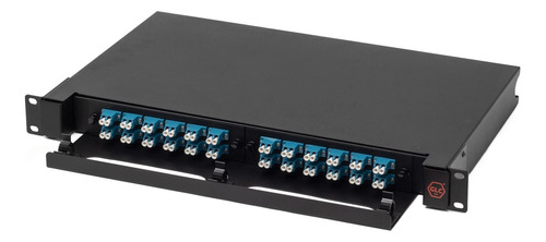 Odf Bandeja Fo Glc Rack 24 Port Lc/pc C/ 48 Pigtail Tapa