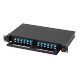 Odf Bandeja Fo Glc Rack 24 Port Lc/pc C/ 48 Pigtail Tapa