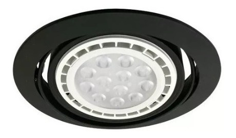 Spot Apto Led Embutir Candil Zac Cardanico Movil 1 Luz Ar111