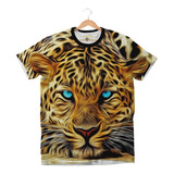 Playera Anime Niños-ñas Gatos Jaguar Moda Full Print