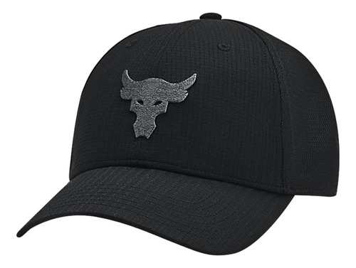 Gorra  Under Armour Project Rock Trucker Negra Original Msi