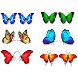 12 Imanes De Puerta Tipo Mariposa Decorativos, Flexibles