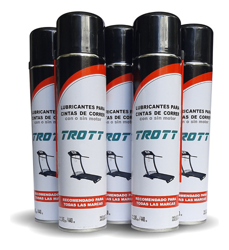 Lubricante Trott Aerosol Silicona Bandas Cintas Correr X5