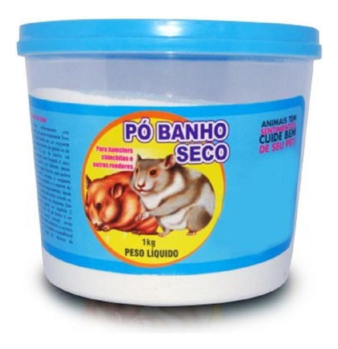 Pó Banho Seco Hamster 1 Kg