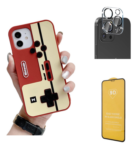 Funda Nintendo Clásico Retro Para iPhone 11 12 13 Serie