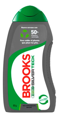 Pack X 3 Talco Pies Brooks 80 Gr.