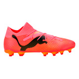 Tachones Puma Futbol Future 7 Pro Fg Hombre Naranja