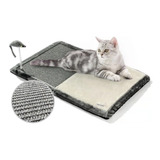 Happi N Pets Tapete Plegable 3 En 1, Rascador De Sisal Natur