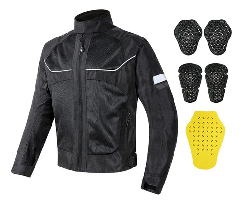 Chamarra De Motociclista Hombre Protecciones Body Armor