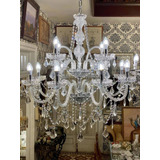 Lampara De Lágrimas Chandelier Transparente 12 Luces Oferta!