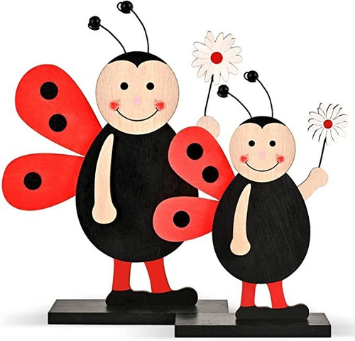 Jinnseiyoi Ladybug Decoraciones De Primavera Para El Hogar,